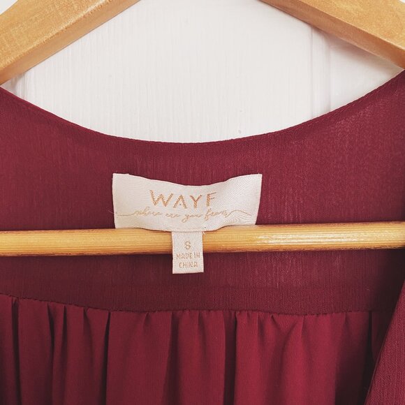 WAYF Ruffle Wrap Maxi Dress - Picture 6 of 9